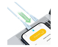 USAMS Kabel 30W USB-C do Lightning 1m różowy - 1569146 - zdjęcie 4
